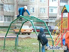 Осеннее оживление на детских площадках
