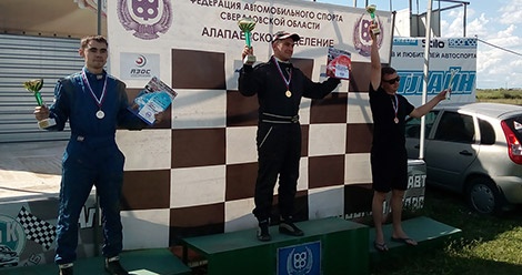 Салдинский полицейский выиграл этап чемпионата УрФО по автокроссу
