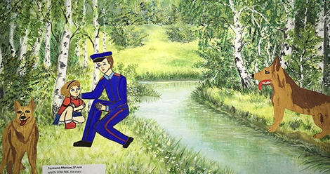Салдинские стражи порядка подвели итоги конкурса рисунков «Полиция глазами детей»