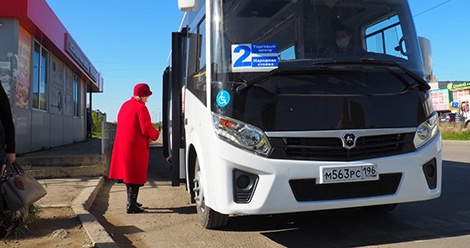 Четыре новых автобуса ПАЗ вышли на самые оживлённые маршруты Верхней Салды