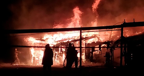 Четыре пожара за неделю произошло в Верхней и Нижней Салде