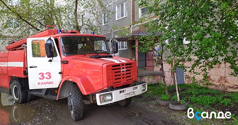 В Верхней Салде произошёл пожар в квартире дома на улице Спортивная