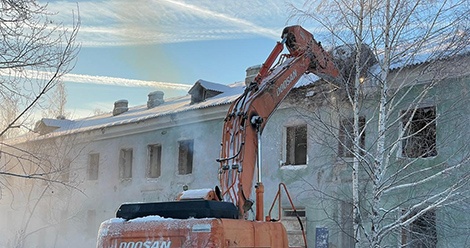 В День рождения Верхней Салды начался снос домов на Народной стройке В День рождения Верхней Салды начался снос домов на Народной стройке