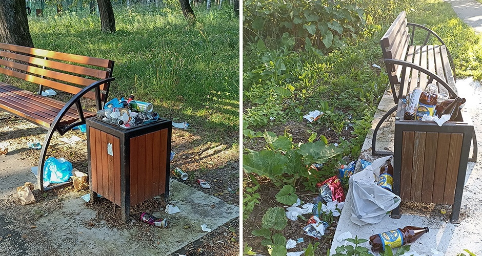 «Парк превращается в помойку» «Парк превращается в помойку»