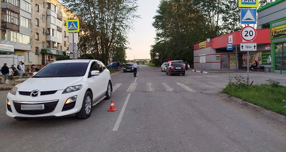 6-летний мальчик выбежал на «зебру» под колёса «Мазды» в Верхней Салде 6-летний мальчик выбежал на «зебру» под колёса «Мазды» в Верхней Салде