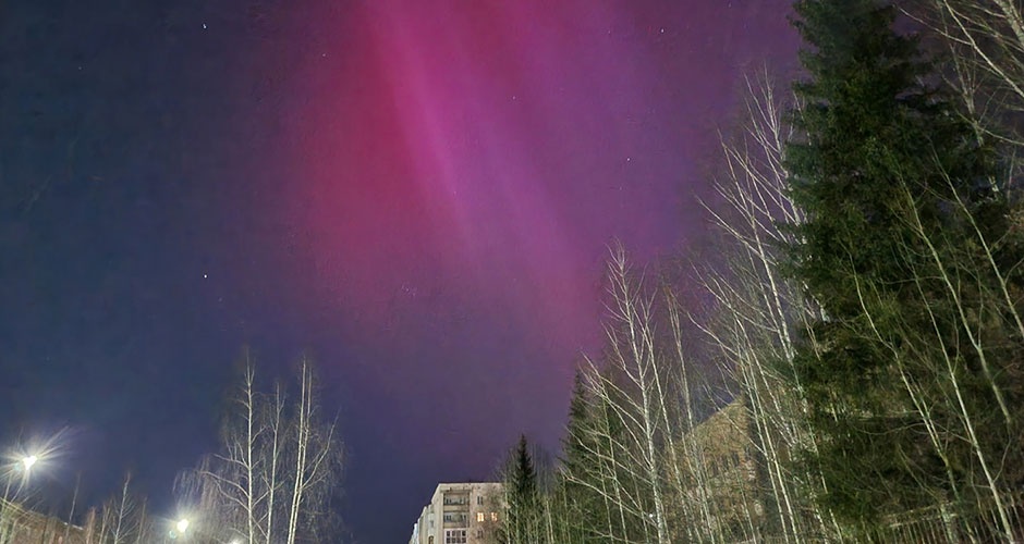 Полярное сияние в Салде — 2025 Полярное сияние в Салде — 2025