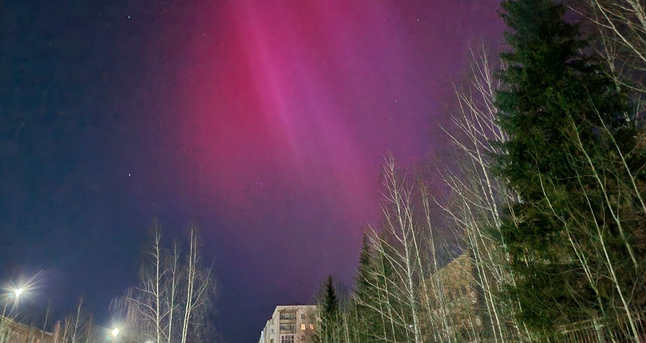 Полярное сияние в Салде — 2025 Полярное сияние в Салде — 2025