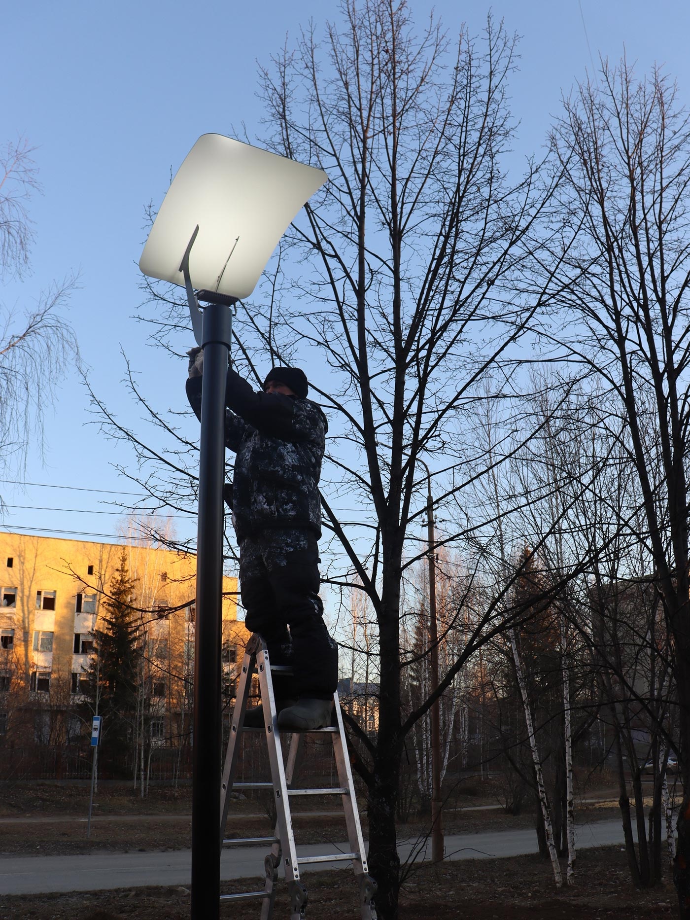 На Воронова стало светлее На Воронова стало светлее