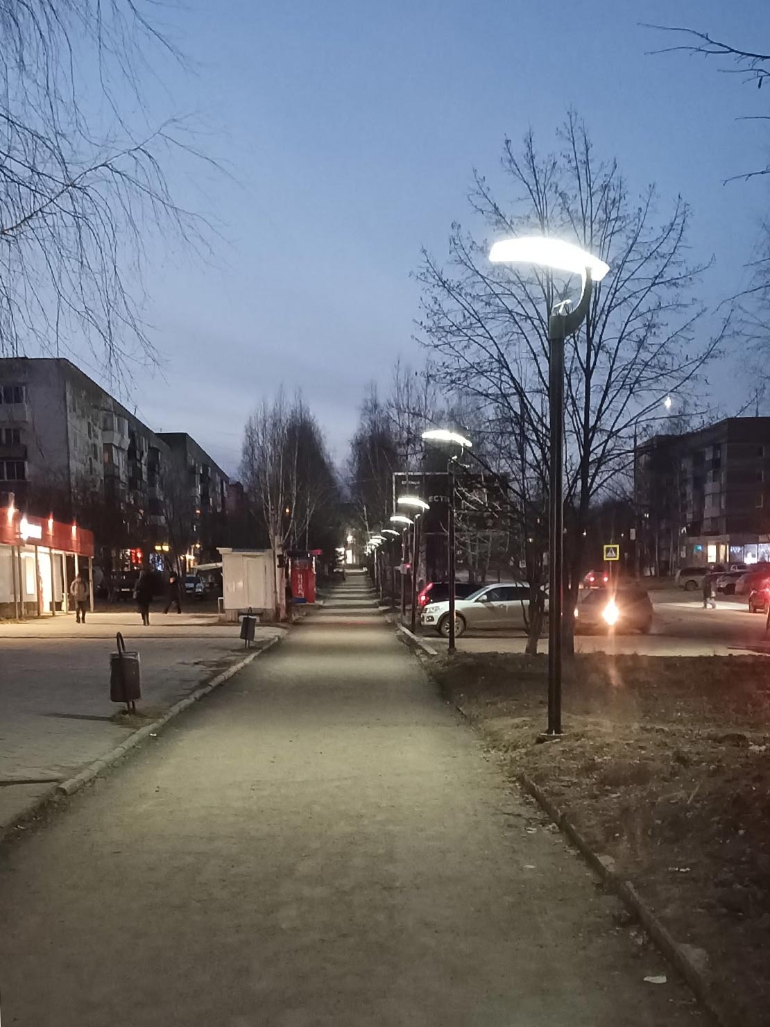 На Воронова стало светлее На Воронова стало светлее