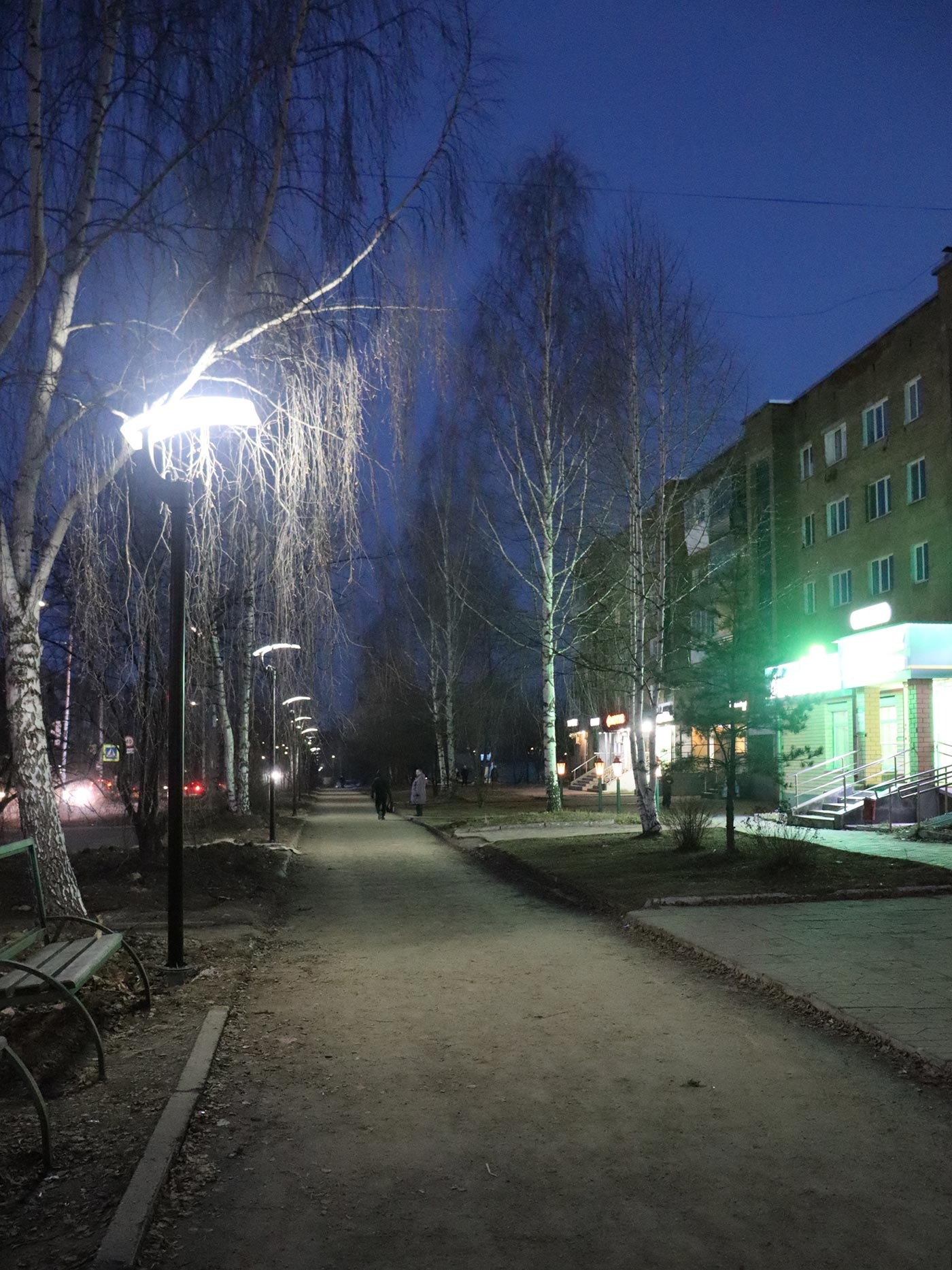 На Воронова стало светлее На Воронова стало светлее