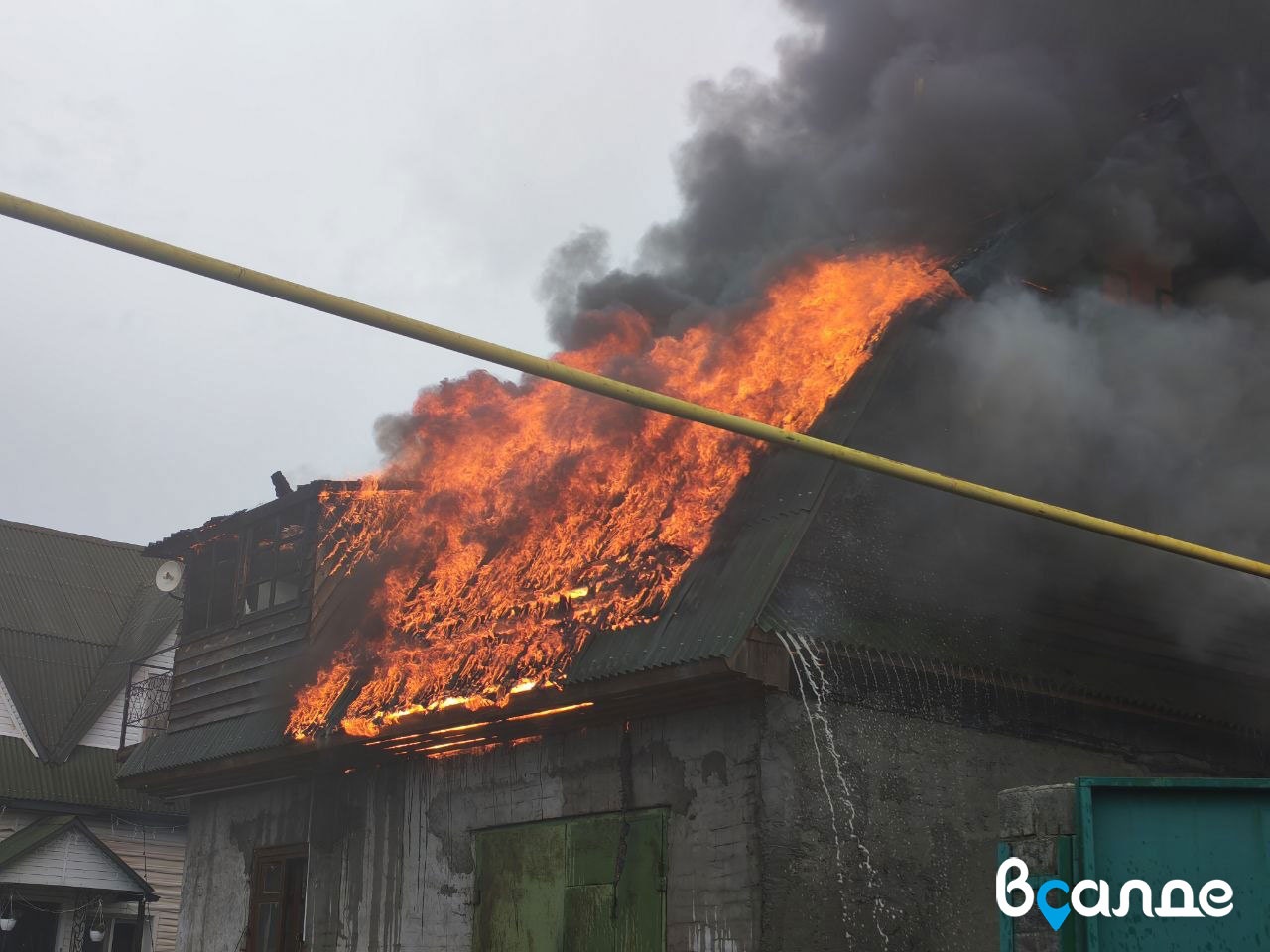 В Верхней Салде произошёл пожар в частном секторе города В Верхней Салде произошёл пожар в частном секторе города