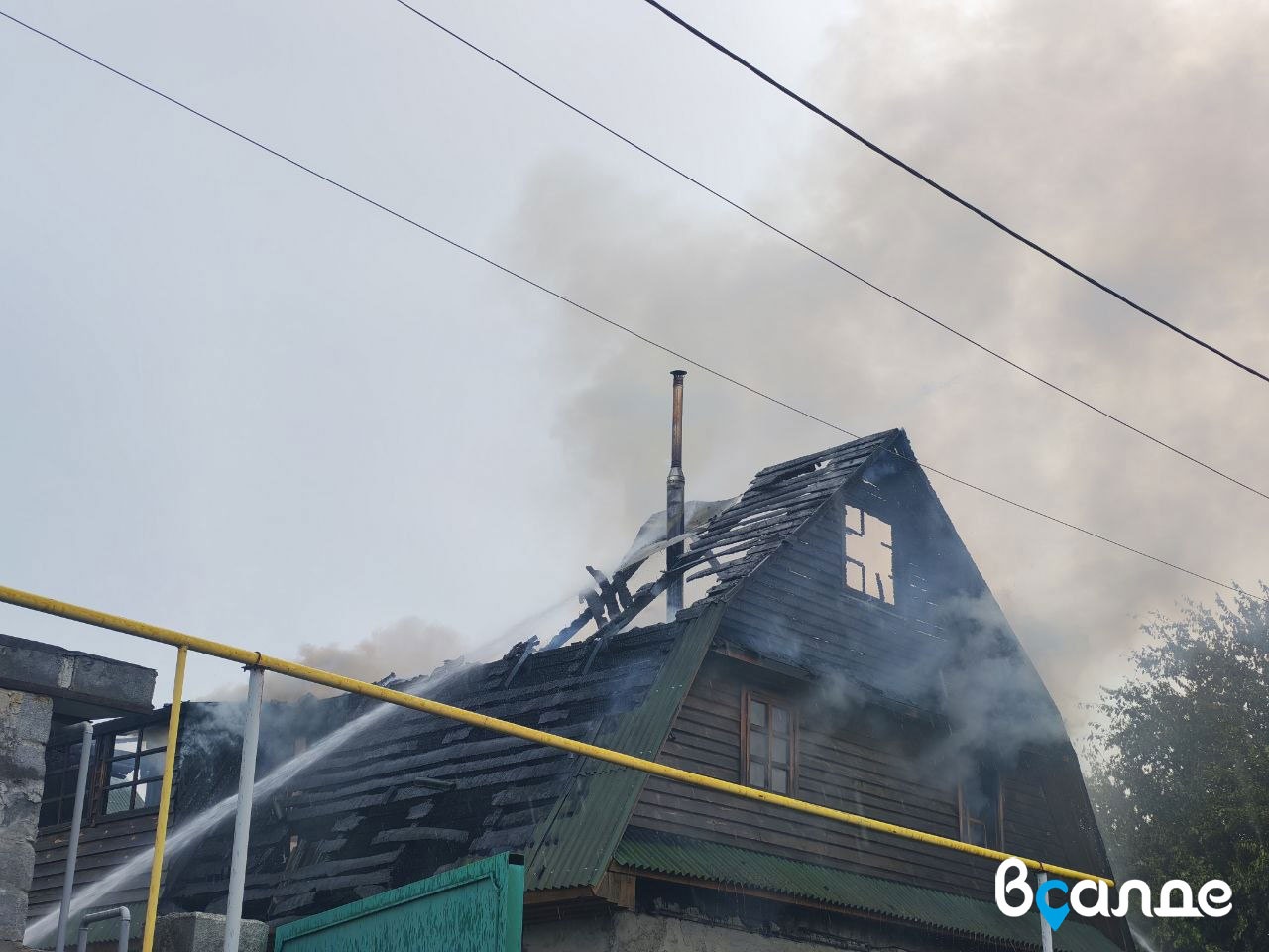 В Верхней Салде произошёл пожар в частном секторе города В Верхней Салде произошёл пожар в частном секторе города
