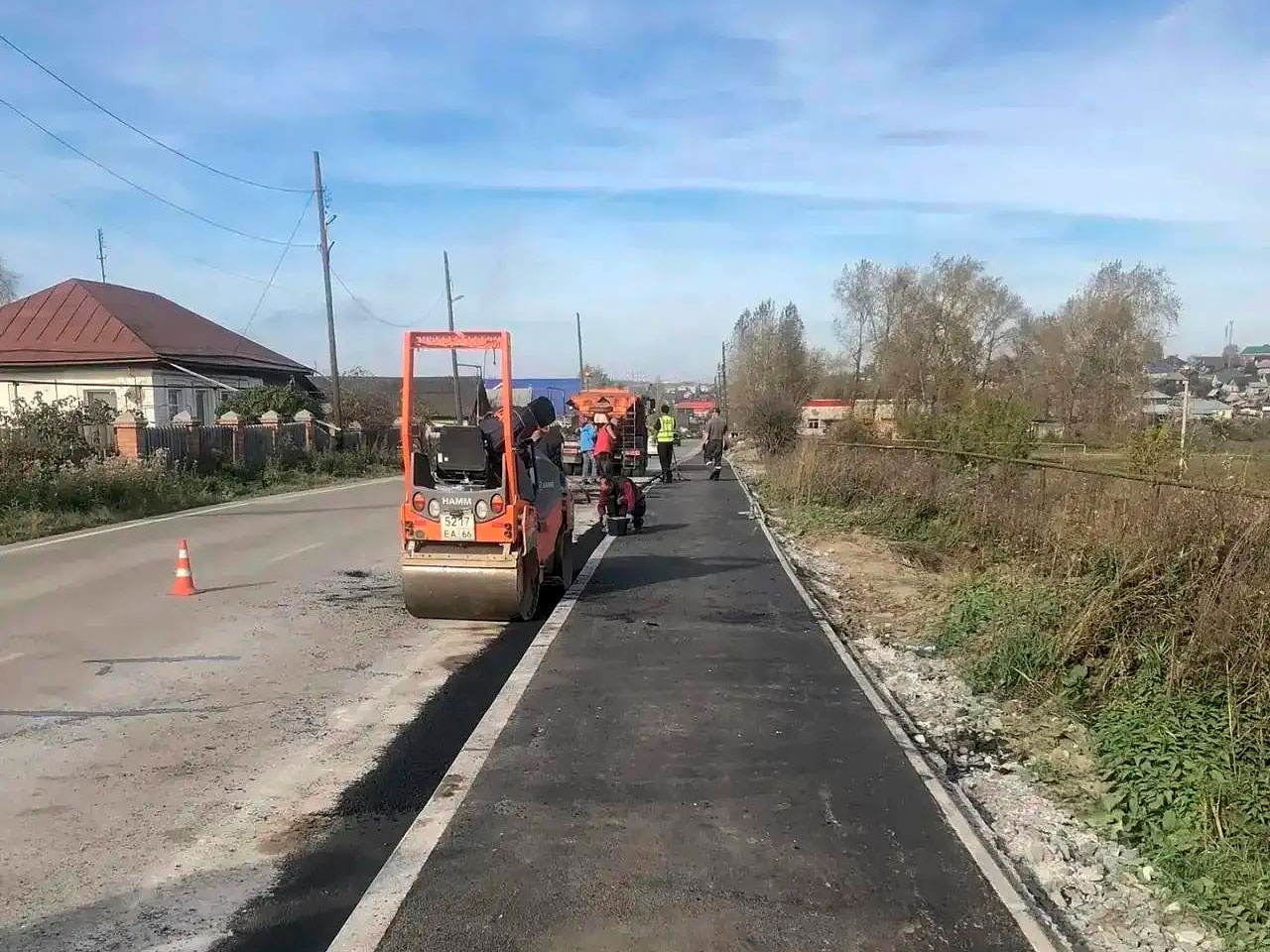 Тротуар на Малый мыс готов Тротуар на Малый мыс готов